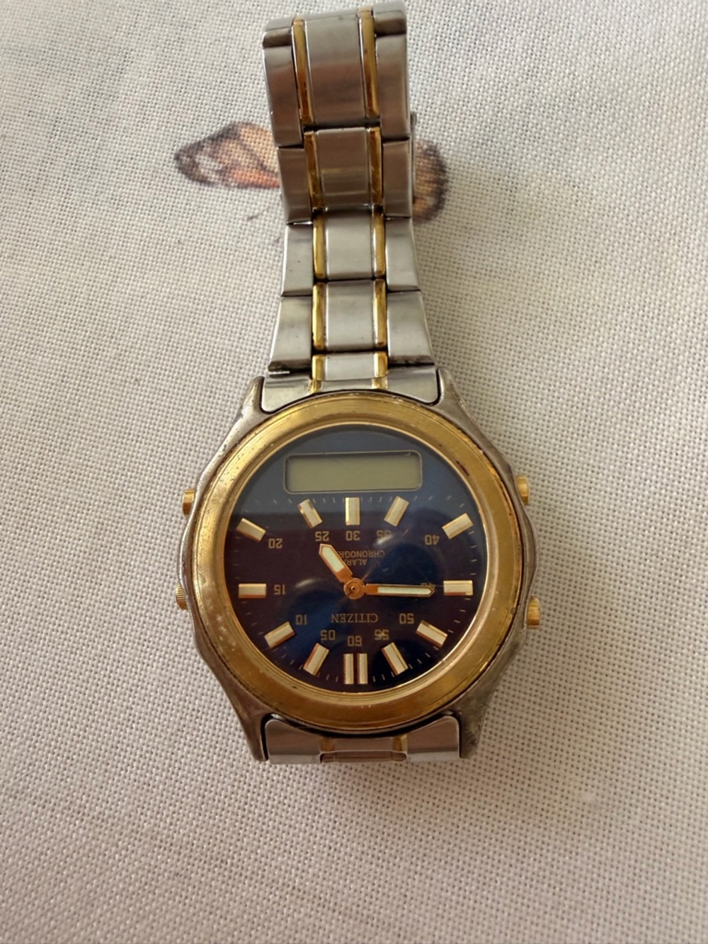 Citizen Two-Tone Analog-Digital Watch - Gold & Silver